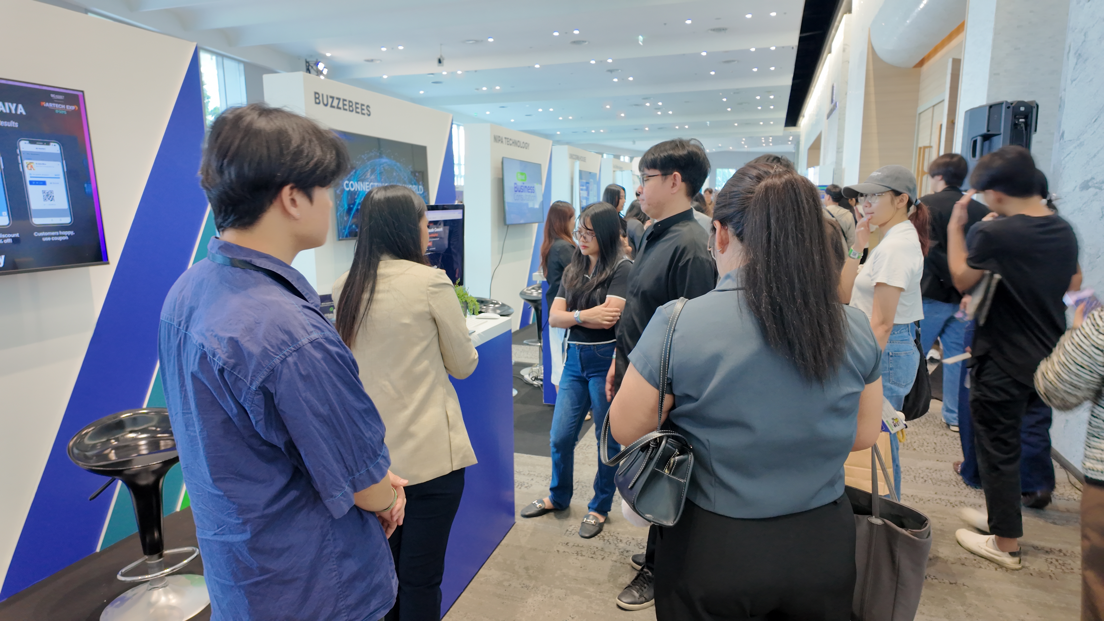 AI Beacon สาธิตที่บูธ AIYA