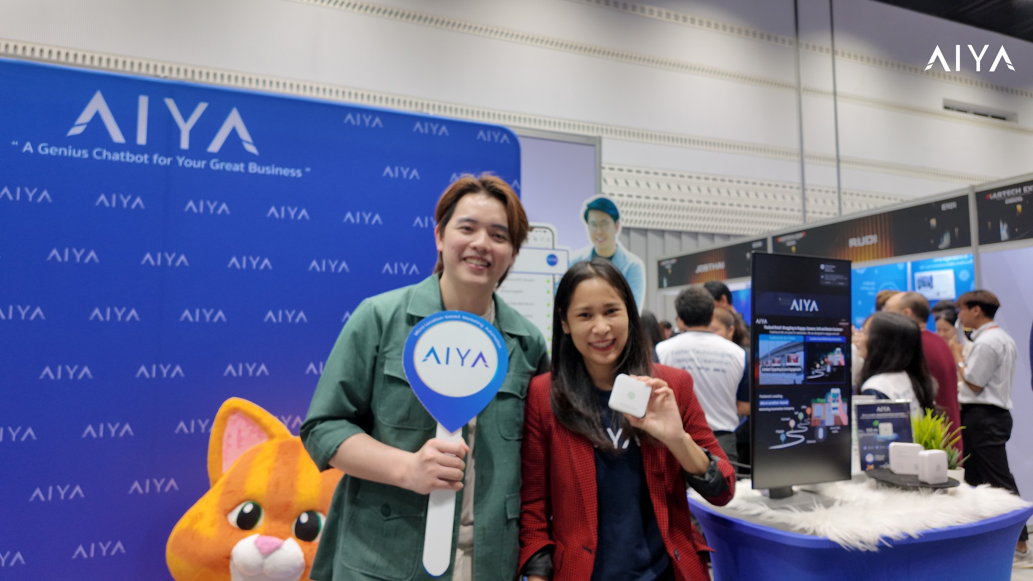 บรรยากาศบูธ AIYA ในงาน MarTech Expo 2026 รูปที่ 3
