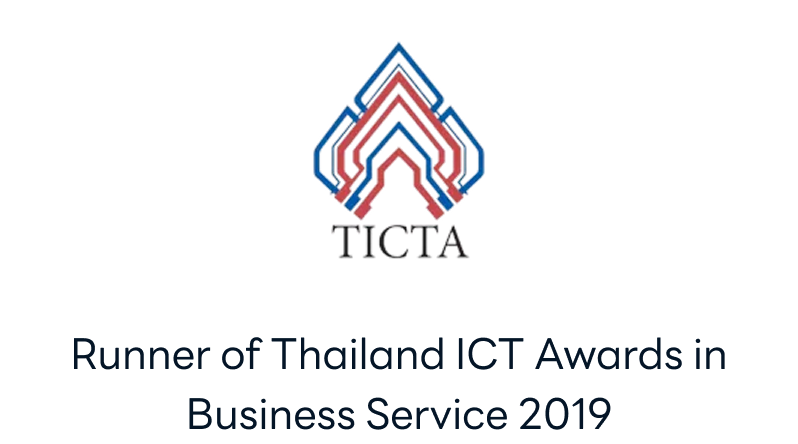 Runner of Thailand ICT Awards in Business Service 2019